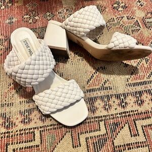 Steve Madden braided block heels